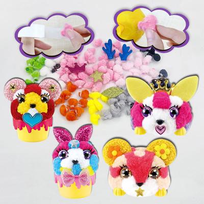 China Kids Arts Crafts Educational Super Creative Stuffed Animal DIY Dough Toys For Children Arts Crafts Stuffed Animal for sale