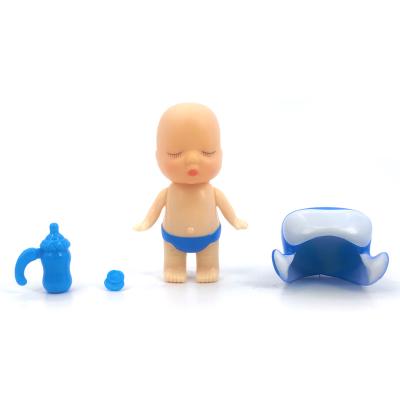 China Mini 2021 hot sale mini doll 24 pcs vinyl silicone baby dolls wholesale cheap kids toys soft silicone with milk bottle for sale