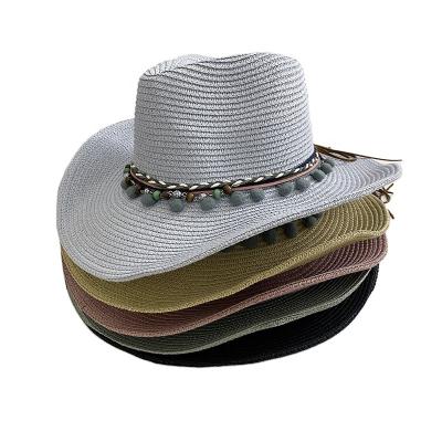 China Picture Ladies Straw Hat Sun Protection Panama Hat Summer Beach Floppy Sun Hat for sale