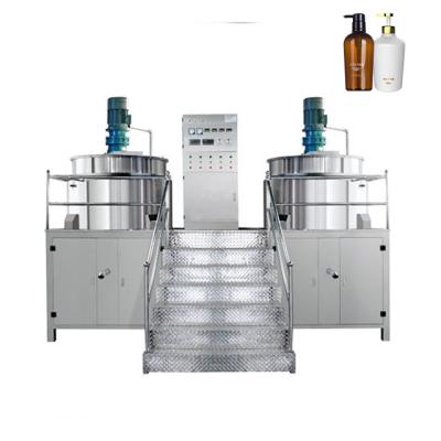 China 500L 1000L Shampoo Detergent Homogenizer Tank Conditioner Shampoo Making Mixing Machine Production for sale