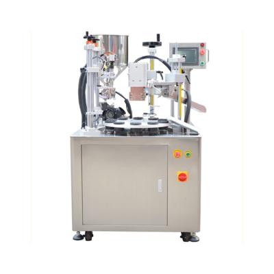 China Chemical Filling Toothpaste Machine Semi Automatic Pipe Filling And Sealing Machine for sale