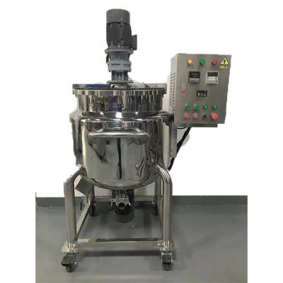 China Factory mobile heating open belt mixing tank, small cosmetics mixing mixer for sale