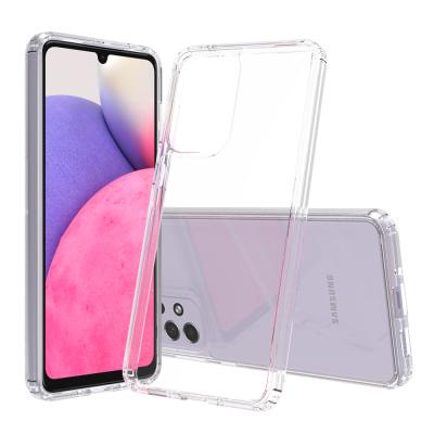 China Shockproof For Samsung Galaxy A33 5G Transparent Heavy Duty Anti Drop Crystal 2 IN 1 Space Shockproof Phone Case for sale