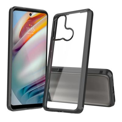 China New Trend Shockproof Clear PC+TPU Hard Clear Cell Phone Cover Back Mobile Case For Motorola G60 G60s Mexico Hot Selling for sale