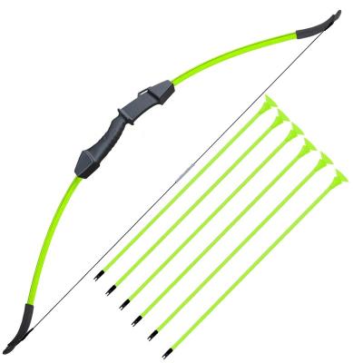 China Durable Green Sports Toys Archery Shooting Game Equipment For Kids Archery Toy for sale