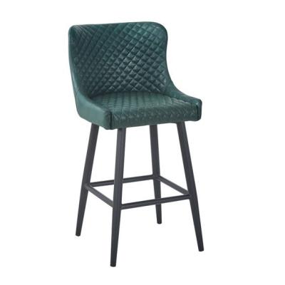 China Modern new style industrial bar stool metal open low bar chair living room furniture hotel counter chair for sale