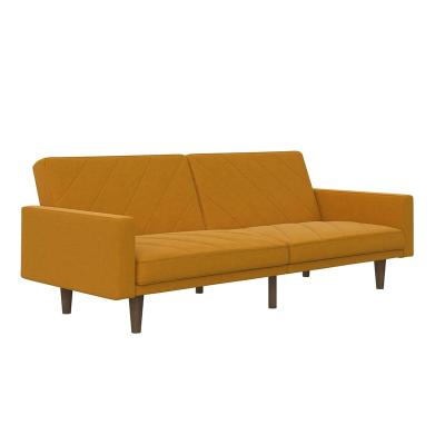 China American 3 seat futon sofa bed tufted sofa new cheap modern foldable design with upholstery save space for sale