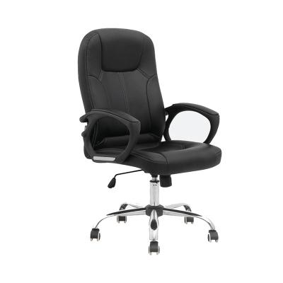 China Luxury Executive Ergonomic Leather PU Mesh Back Office Swivel Chair for sale