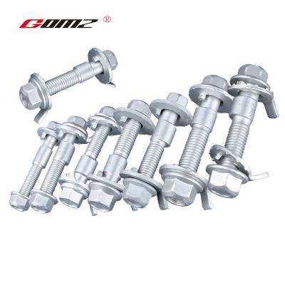 China GOMZ car eccentric screw four wheel alignment camber civic grade bolt12.9 16MM positioning screw for sale