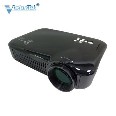 China LCD Made In China 1000:1 Contrast Ratio FHD 3D Projector Without Glasses for sale