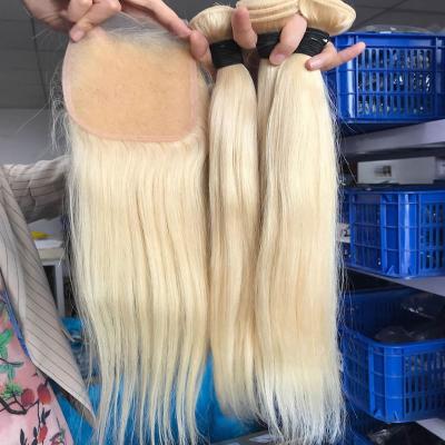 China HD Straight Lace Up Closure With Bundle 613 613 Hair Bundles With Closure, 613 Bundles With Closure 40 Inch 613 Bundles With Closure for sale