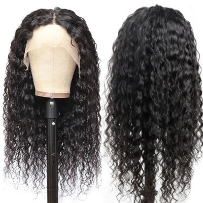 China Water Wave Closure Wig Water Wave 4x4 5X5 Lace Front Virgin Hair Wig, Water Wave Lace Closure Hair 30 Inch Water Wave Wig for sale