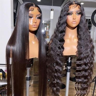 China Body Wave Loose Deep Wave Lace Front Human Hair Wigs HD Lace Front Wig, 13 By 6 HD Transparent Loose Wave Lace Front Wigs for sale