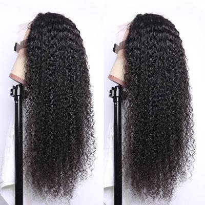 China Deep Wave Deep Curly Lace Front Wig, 36 Inch Vietnam Hair Frontal Hair Deep Curly Hair Closure Wigs for sale