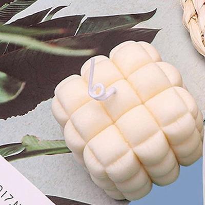 China Handmade Birthdays Home Decor Private Label Cube Party Bulk High Quality Unique Bubble Rubik's Gift Set Luxury Soy Wax Scented Candles for sale