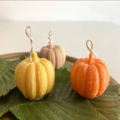 China Wholesale Unique Novelty Birthdays The Other Private Handmade Soy Wax Fragrance Christmas Party Halloween Art Pumpkin Shape Gift Scented Candle for sale