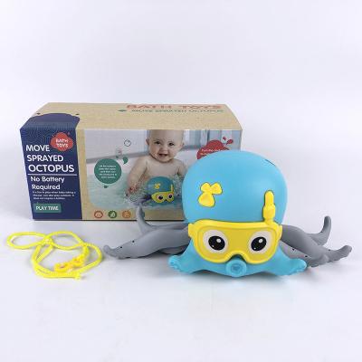 China Octopus Tik Tok Cogs Plastic Octopus Baby Tub Hot Walking Swimming Toy for sale