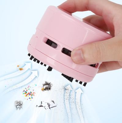 China Wholesale Portable Desktop Dust Table Sweeper Crumb Household Battery Handheld Vacuum Cleaner for sale