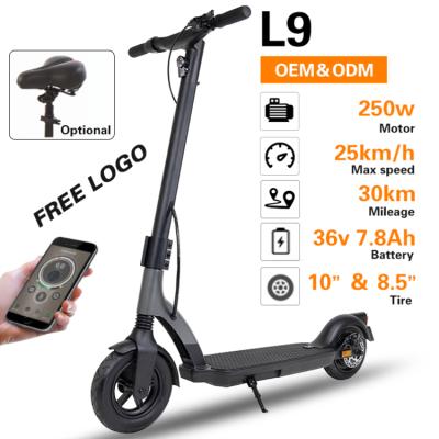 China 350w 36v Unisex Custom Made Eu EEC Mobility Waterproof Adult Portable Fast Foldable Scooter for sale