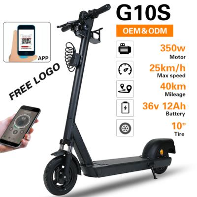 China 10 Inch Unisex Adult Fast Delivery Electric Rental E Sharing Scooter With Gps App for sale