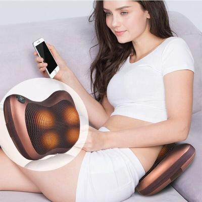 China Home Office Car Use Neck Massage Rest Deep Kneading Shitasu Neck Massage Pillow Body OEM Power CUSHION ROHS Color Relax ABS for sale