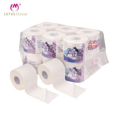 China Biodegradable Soft Comfortable Free Sample Pulp 2ply Brand Hotel Brand Hotel Toilet Paper Mixed Cheap Rolls Eco - Friendly for sale