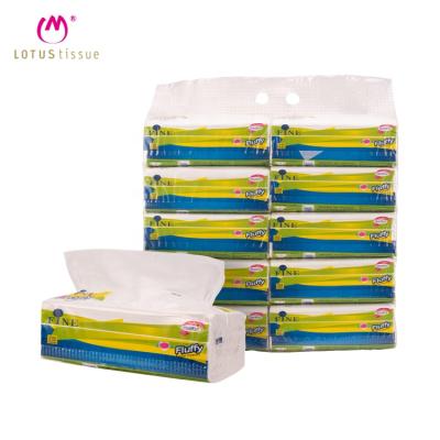 China OEM/ODM Eco-friendly Soft Comfortable Facial Tissue Production Line Custom Facial Tissue Ultra Soft Virgin Pulp 120 Sheets for sale