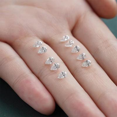 China Lab Grown Diamonds for Jewelry Pendant Bracelet Earring , Pear Cut Moissanite Loose Stones à venda