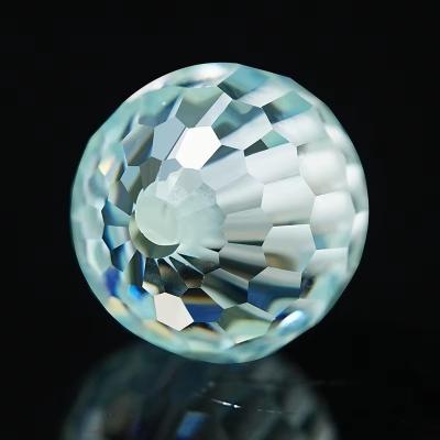 중국 Gemstone Material Synthetic Lab Created Round Blue Moissanite Beads For Jewelry Making 판매용