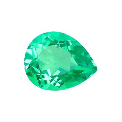 China Synthetic Lab Grown Emerald Gemstone VVS All Size Shapes Customized for sale