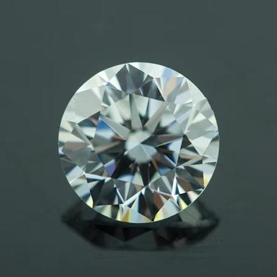 China 3A/5A Cubic Zirconia Loose Stones Brilliant Cut Round Shape White Color 6mm 8mm Gemstone Te koop