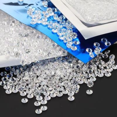 China 1000pcs/pack 5A Melee White CZ Stone Loose Cubic Zirconia for Women's Moissanite Jewelry à venda