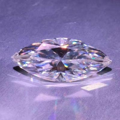 China Anel de moissanite em forma de pera Custom GRA VVS Mossanite Claridade Solta Moissanite Diamantes Moissanite Pedras preciosas à venda