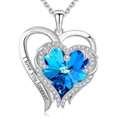 중국 Silver Pendant Jewelry Heart Pendant with Crystals from Austrian crystal YS004BBP 판매용