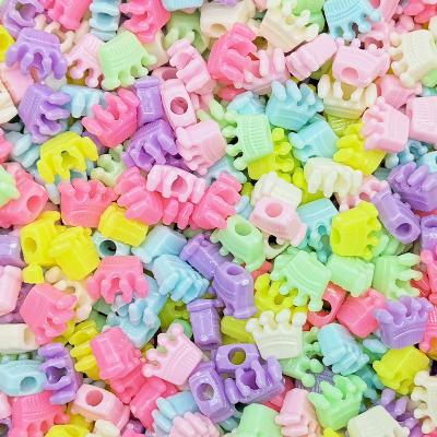 China Soft Different Colors Different Diameter Acrylic Beads Accessories For Bracelet And Hair for sale