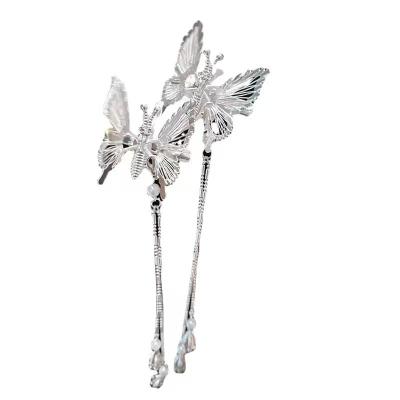 China Wholesale Hip Hop Alloy Hair Accessories Butterfly Hairpin Hair Clip For Girl Women for sale