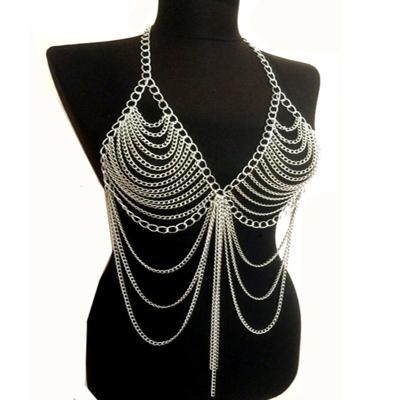 China Popular Vintage Women Rhinestone Shiny Sexy Body Chain Romantic Ready Stock for sale