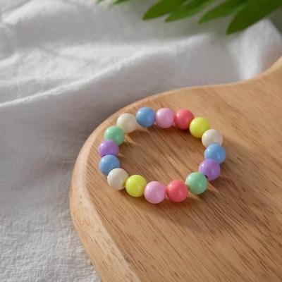 China Cheap Colorful Acrylic Kids Bracelet Hiphop Kids African Style for sale