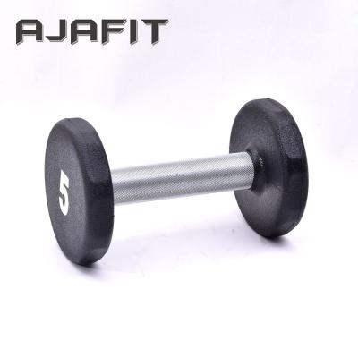 China Hex Dumbbell Contoured Chrome Handles Colorful Custom Neoprene Fitness Yoga Workout Waterproof Dipping Hex Dumbbells for sale