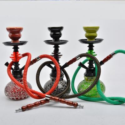 China Eco-friendly Glass Water Pipes Hookah Smoking Pipe Hookah Smoking Glass Herb Tobacco Small Hookah for sale