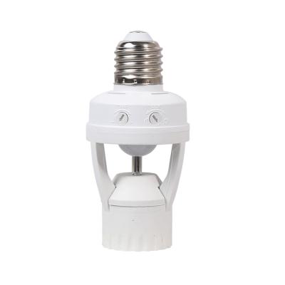 China Low Convenient E27 Motion Sensor Led Socket PIR Induction Led Light Holder Lamp Holder Motion Sensor for sale