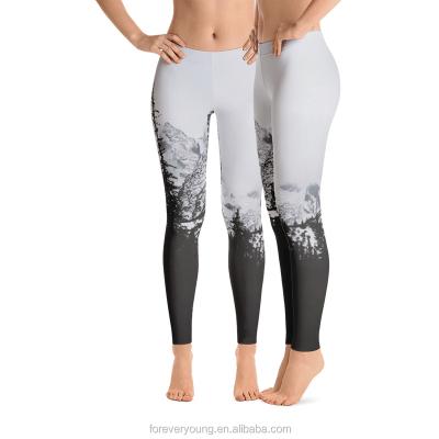 China 2018 New Style Anti-Static Sports Wear Slim Fit Custom Printed Yoga Gym Leggings for sale