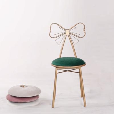 China Wholesale Lowest Price Supply Soft Metal Butterfly Dining Chair Kids Butterfly Chair Stool For Party for sale