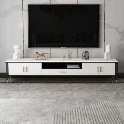 China 2021 New Nordic Light Luxury Luxury TV Cabinet (The Other) Of 2021 Adjustable And TV Stand For Living Room Use Furniture Set for sale