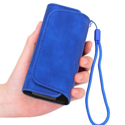 China Cases For iqos PU Pouch Case Accessories Protective Wholesale Leather Cover For iqos 3 Duo Cigarette Holder for sale