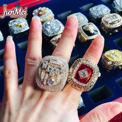 China Factory Direct Replica Custom Junmei Logo Basketball Championship Sports Rings Nickel & Lead Free For Fans And For Sports Team Free Shipping for sale