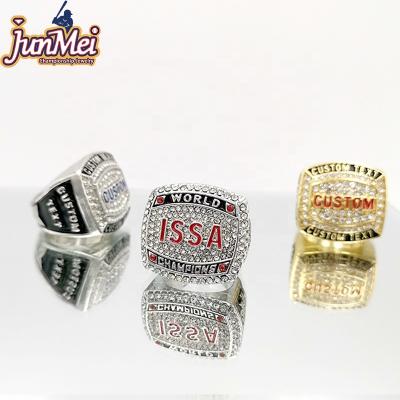 China CLASSIC Factory Outlet Design Your Logo Custom Baseball Championship Rings For USA Teams As ISSA Winter Worlds Ring for sale