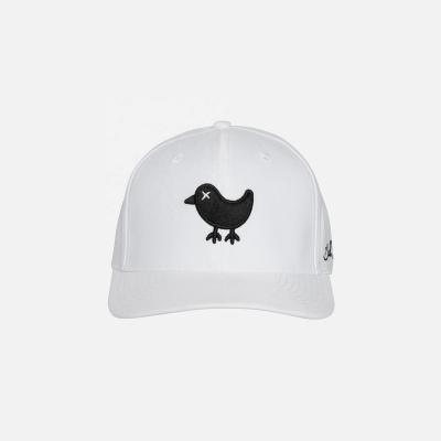 China Character Designer Embroidery Bad Birdie Hat Cotton Baseball Cap For Outdoor Women Men for sale