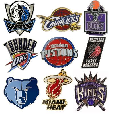 China Europe National Basketball Team Logo Brooch Lapel Pin Memphis Grizzly Bears Enamel Button Badge Wear Gift for sale