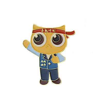 China None Custom Cartoon Icons Style Funny Collection Metal Enamel Badge Buttons Brooch Animal Lovers For Pins And Shirt Lapel Badges for sale